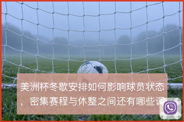 美洲杯冬歇安排如何影响球员状态,密集赛程与休整之间还有哪些调整空间
